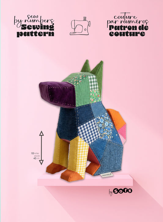 Sewing Patterns Guard Dog– Sew by Numbers Plush Pattern - Made in Canada