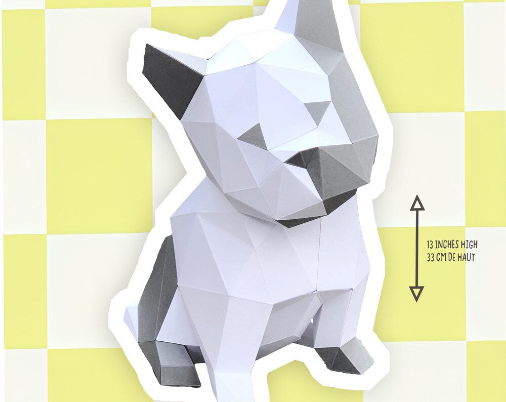 DIY Puppy 3D LUX paper origami model Kit