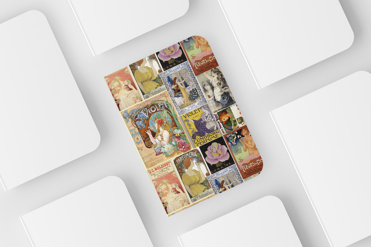 Notebook in Vintage Parfum  collage
