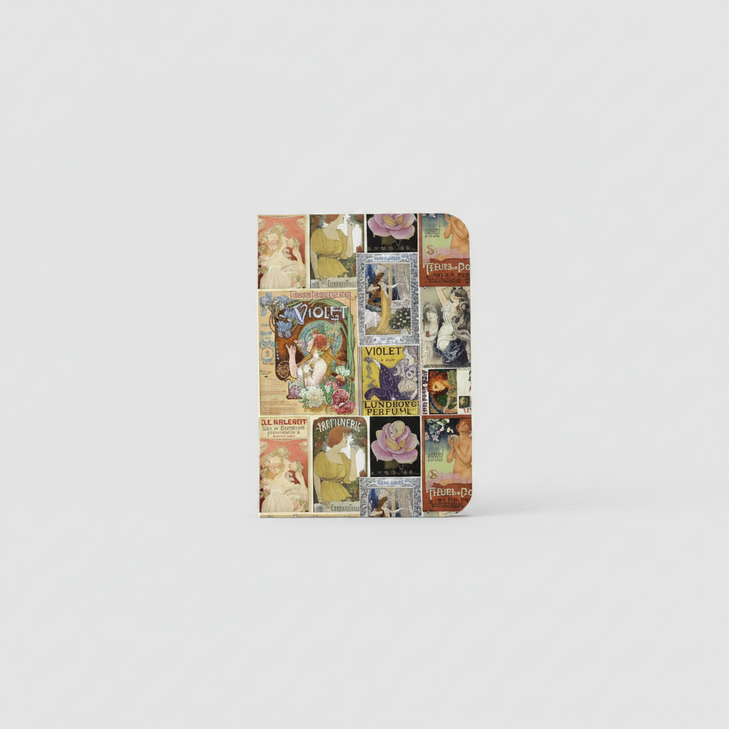 Notebook in Vintage Parfum  collage