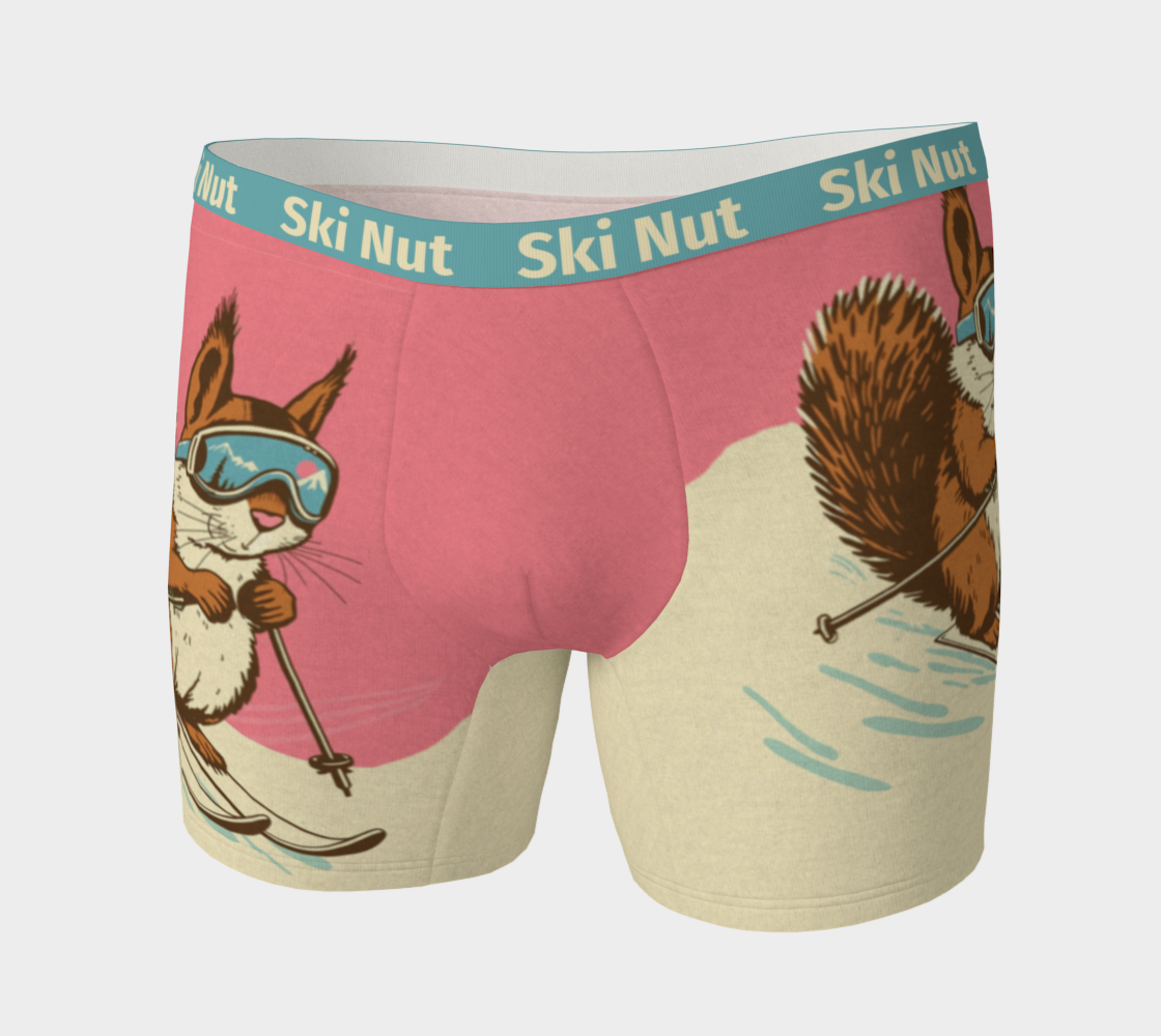 Boxers en Ski Nut Boxers pour pyjama ou cadeau amusant pour les amateurs de ski