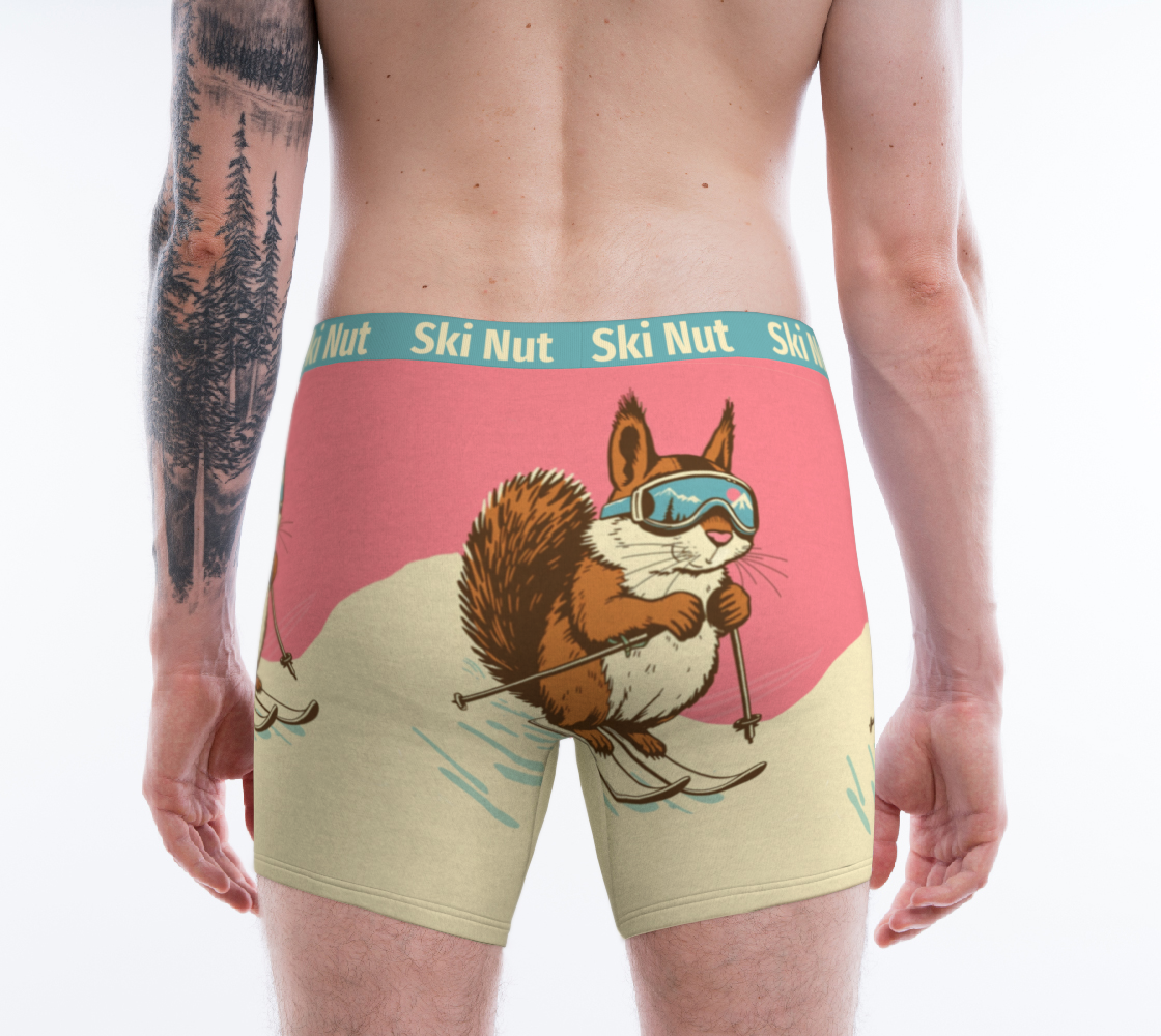 Boxers en Ski Nut Boxers pour pyjama ou cadeau amusant pour les amateurs de ski