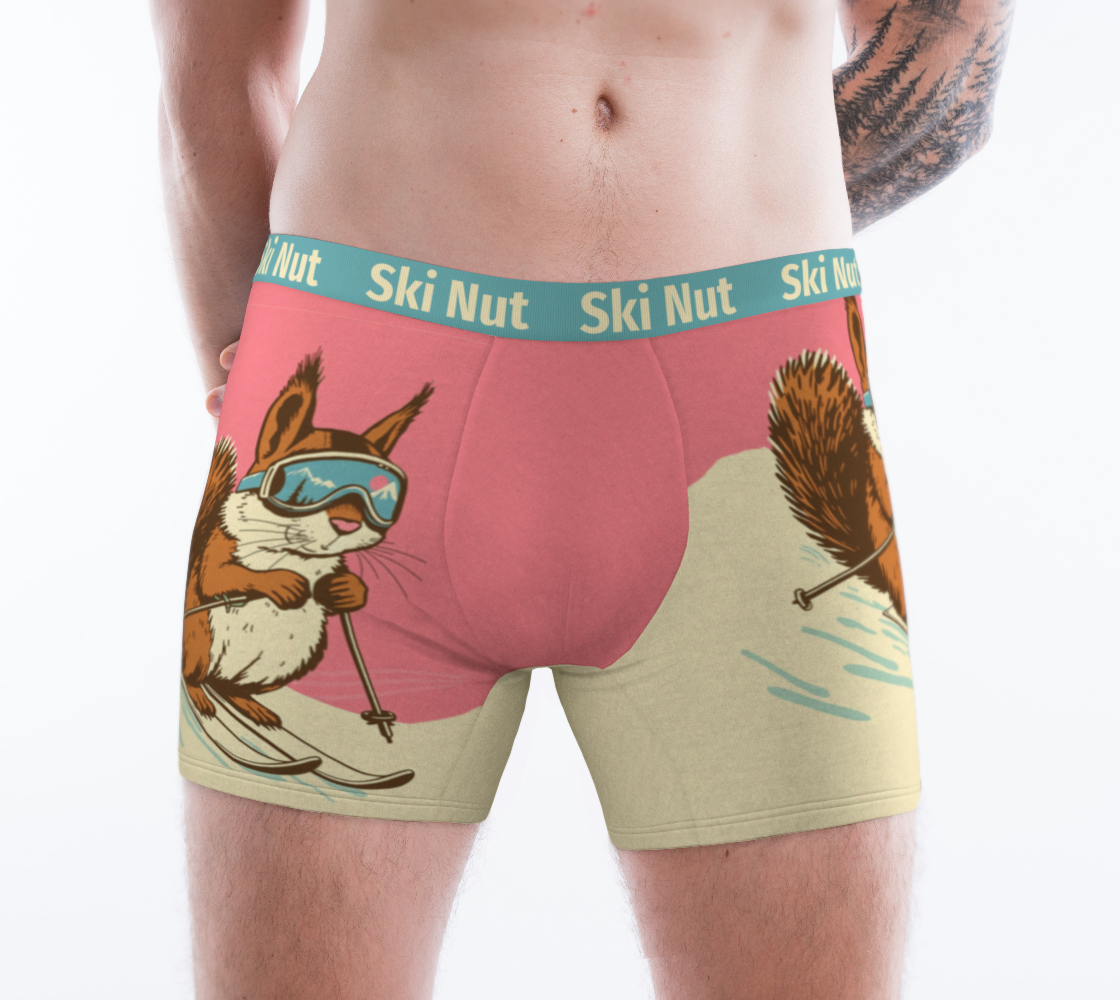 Boxers en Ski Nut Boxers pour pyjama ou cadeau amusant pour les amateurs de ski