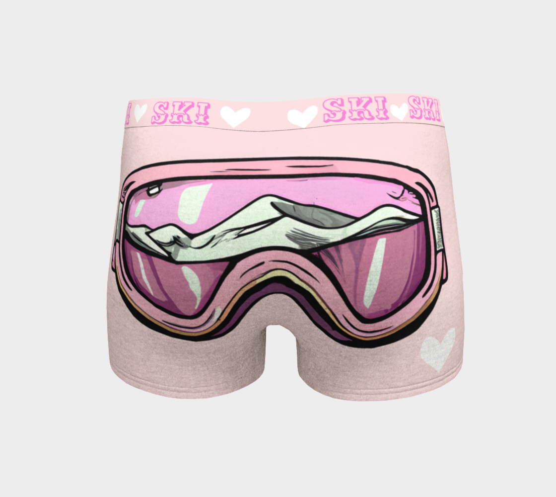 Boxer Boyshorts en rose Ski, recherchez un ensemble assorti pour lui et pour elle