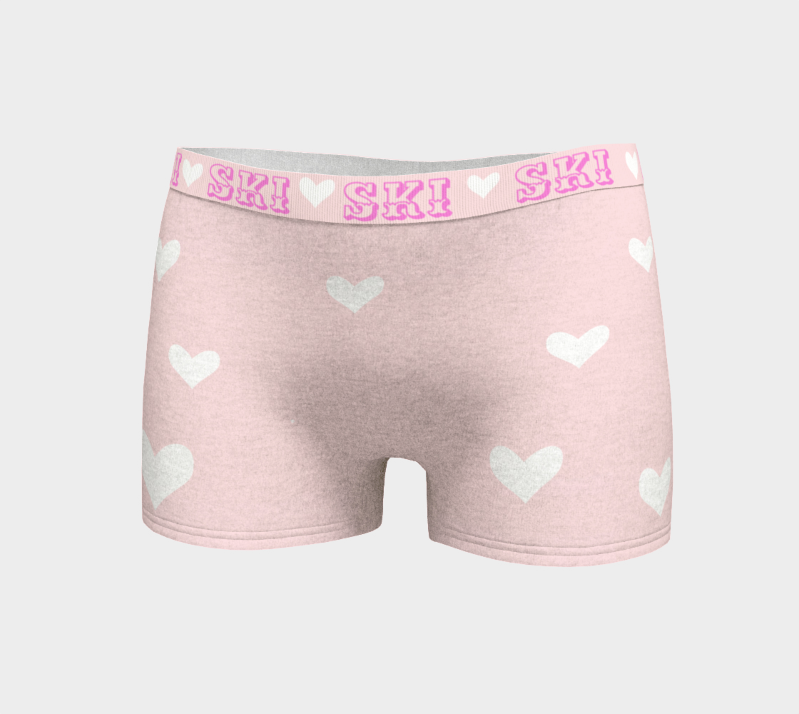 Boxer Boyshorts en rose Ski, recherchez un ensemble assorti pour lui et pour elle