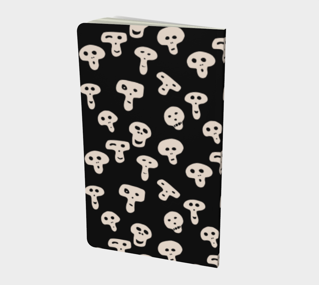 Notebook in cute skulls made in Montreal