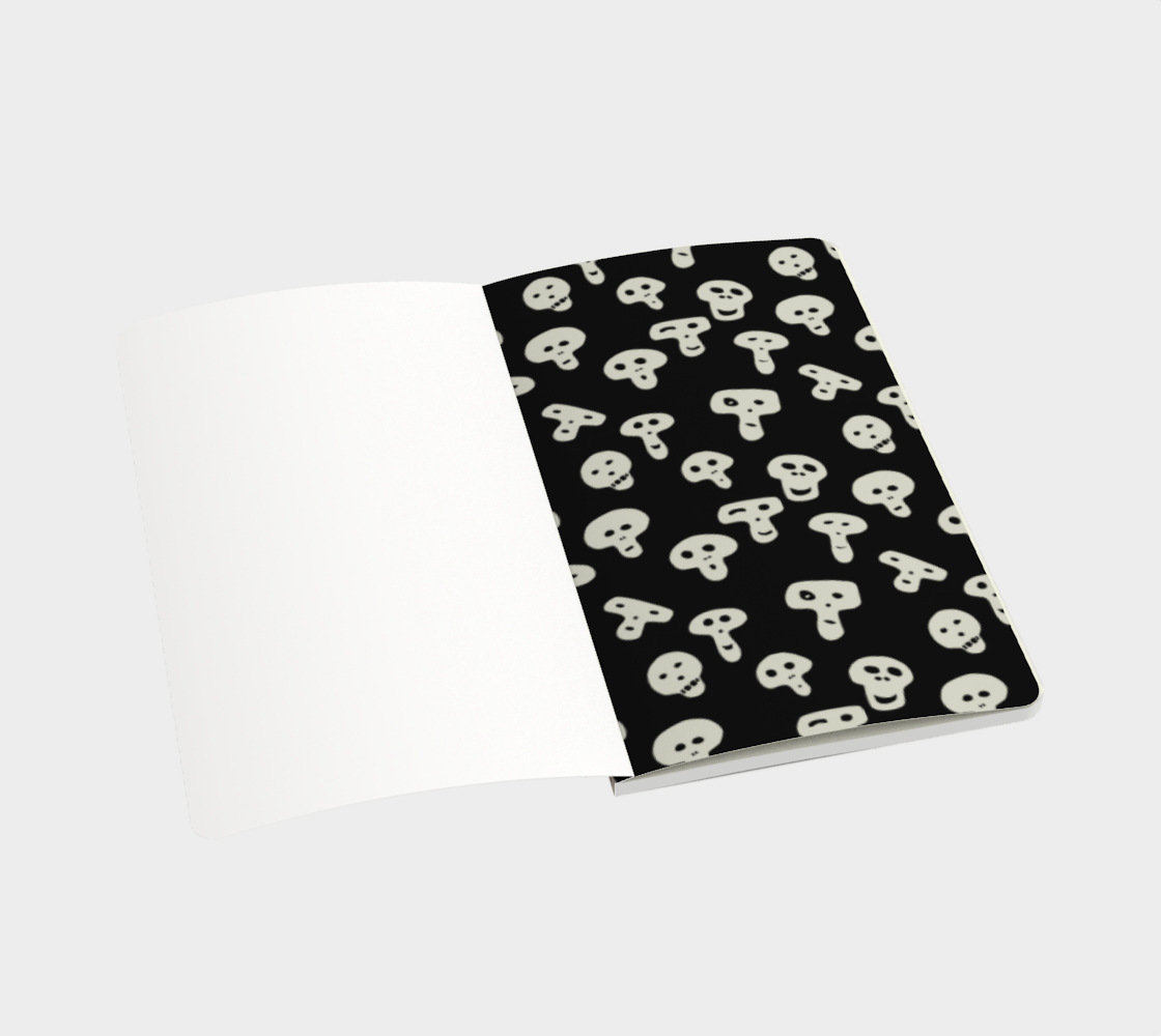 Notebook in cute skulls made in Montreal