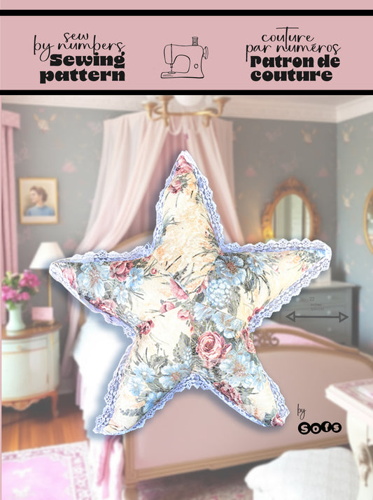 Sewing Patterns Star– Sew by Numbers Plush Pattern - Made in Canada